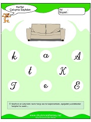 K Sesi Çalışma Sayfaları